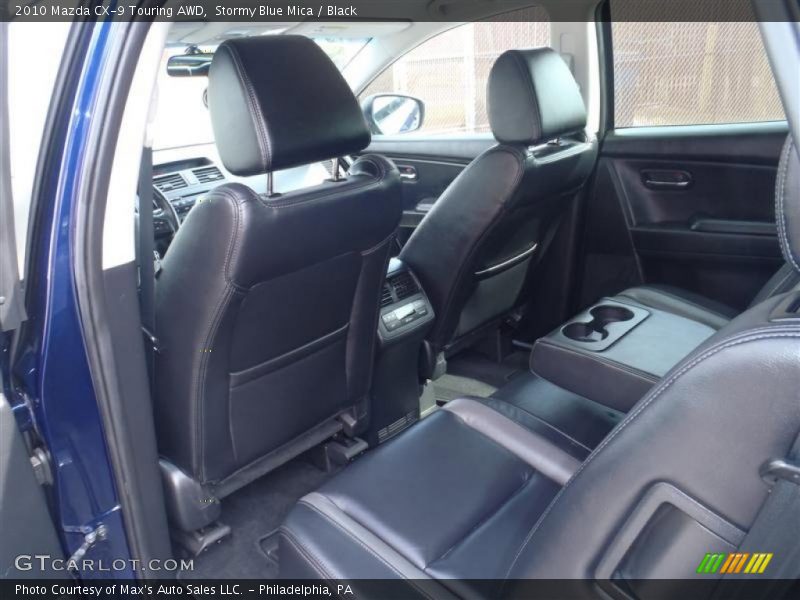 Stormy Blue Mica / Black 2010 Mazda CX-9 Touring AWD