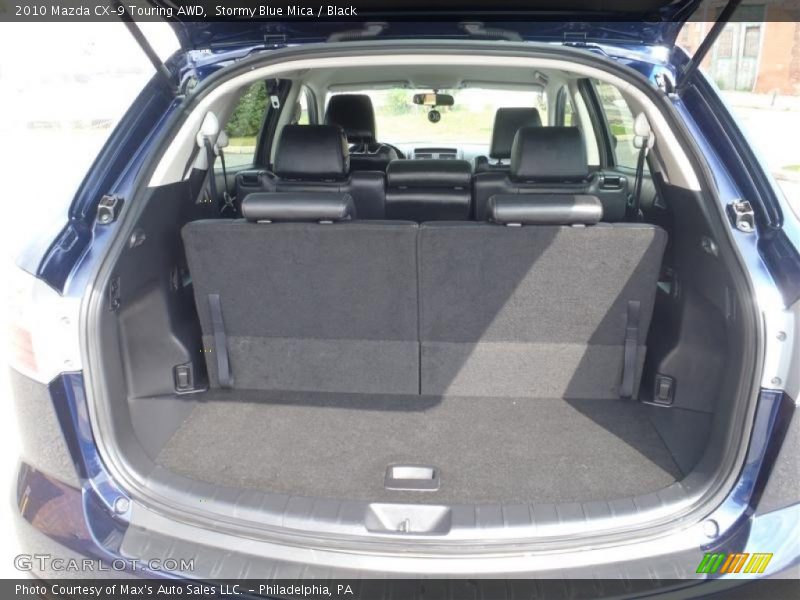 Stormy Blue Mica / Black 2010 Mazda CX-9 Touring AWD