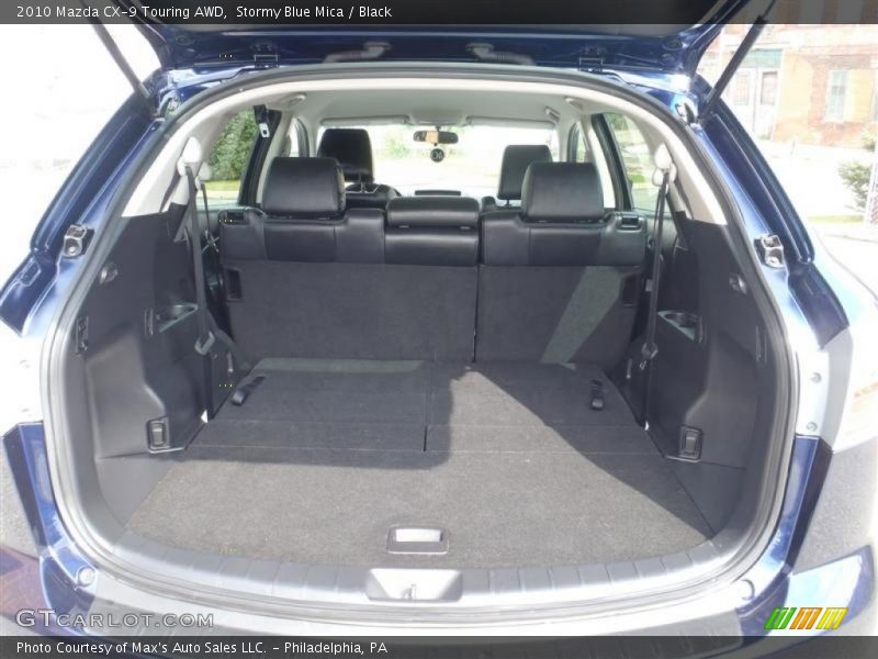 Stormy Blue Mica / Black 2010 Mazda CX-9 Touring AWD