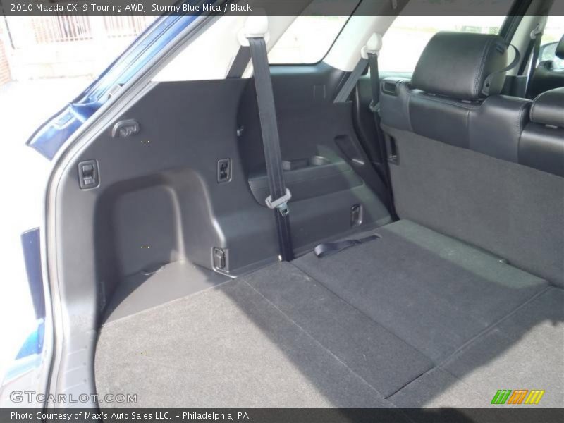 Stormy Blue Mica / Black 2010 Mazda CX-9 Touring AWD