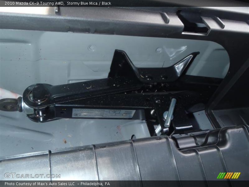 Stormy Blue Mica / Black 2010 Mazda CX-9 Touring AWD
