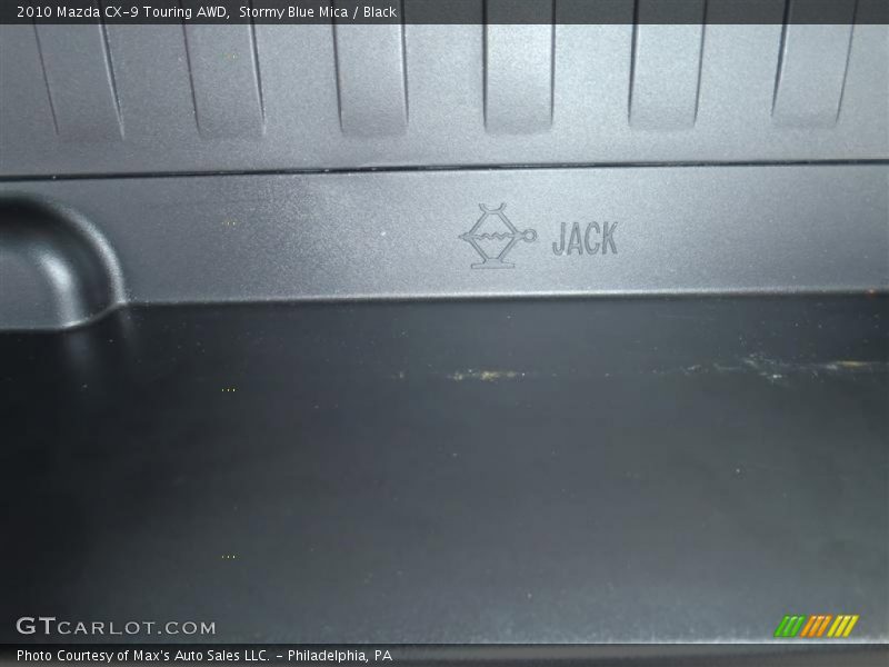 Stormy Blue Mica / Black 2010 Mazda CX-9 Touring AWD