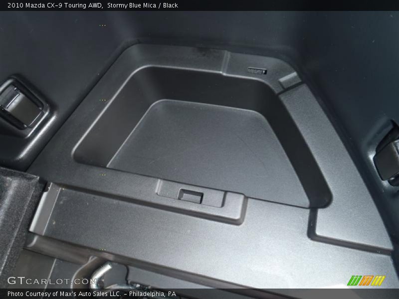 Stormy Blue Mica / Black 2010 Mazda CX-9 Touring AWD