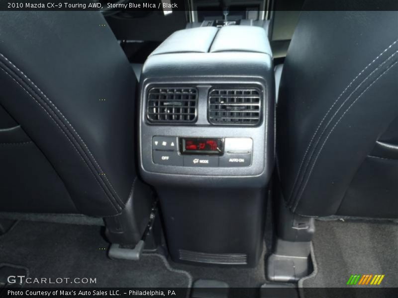 Stormy Blue Mica / Black 2010 Mazda CX-9 Touring AWD
