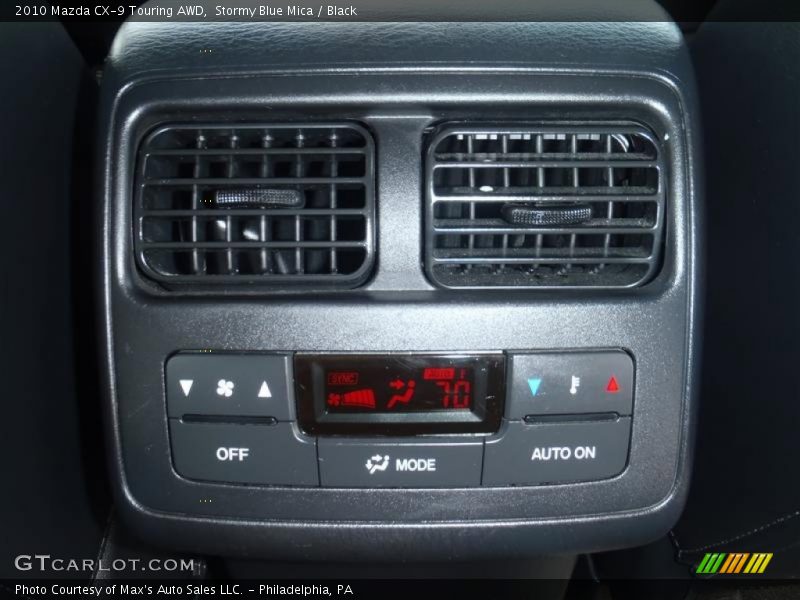 Stormy Blue Mica / Black 2010 Mazda CX-9 Touring AWD