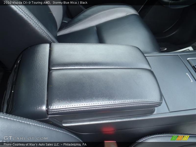 Stormy Blue Mica / Black 2010 Mazda CX-9 Touring AWD