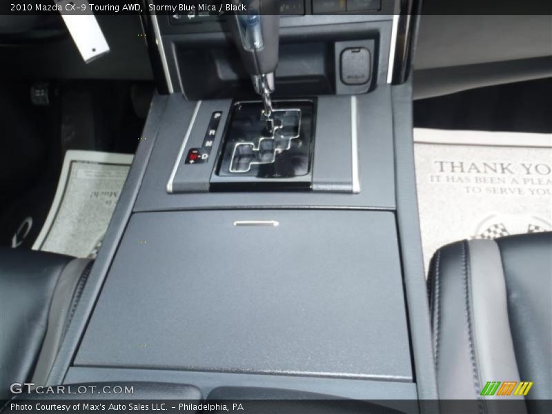 Stormy Blue Mica / Black 2010 Mazda CX-9 Touring AWD