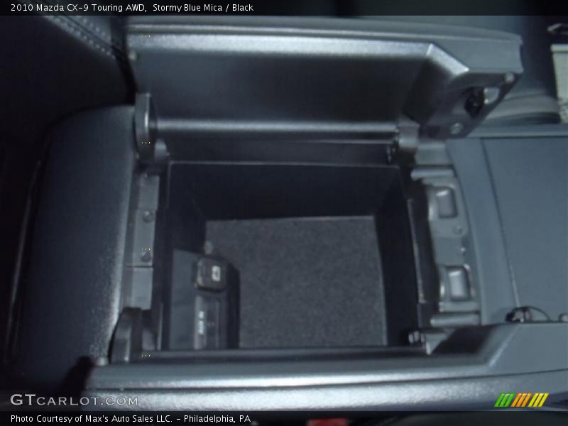Stormy Blue Mica / Black 2010 Mazda CX-9 Touring AWD