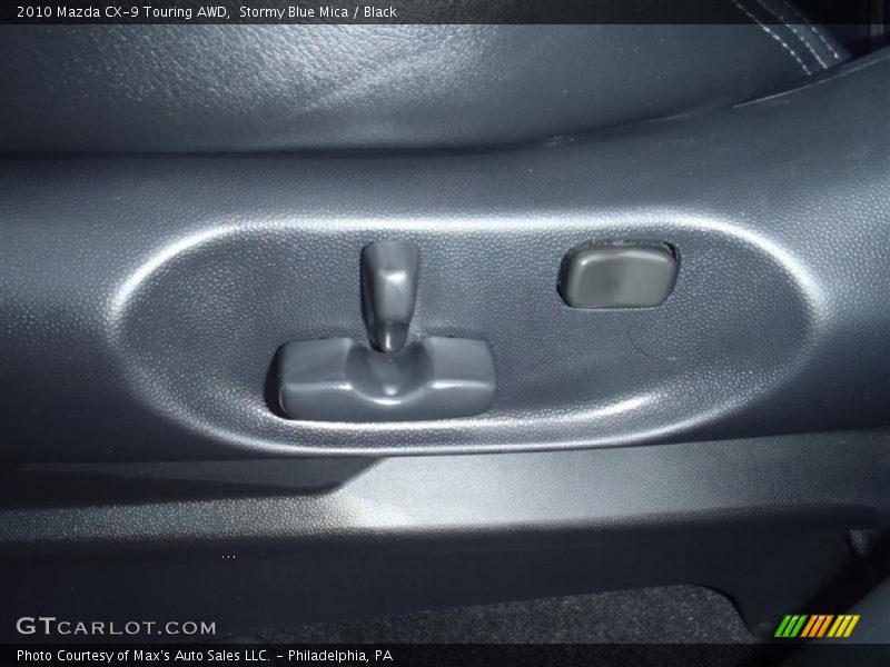 Stormy Blue Mica / Black 2010 Mazda CX-9 Touring AWD
