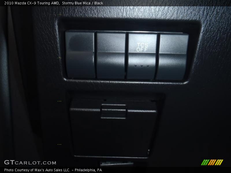 Stormy Blue Mica / Black 2010 Mazda CX-9 Touring AWD