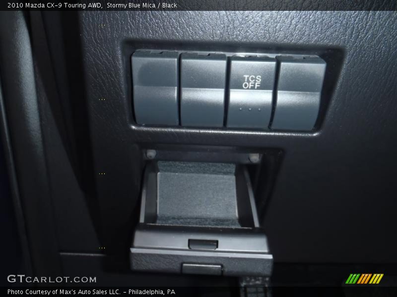 Stormy Blue Mica / Black 2010 Mazda CX-9 Touring AWD