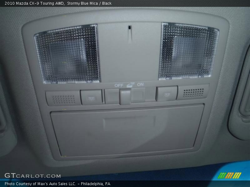 Stormy Blue Mica / Black 2010 Mazda CX-9 Touring AWD