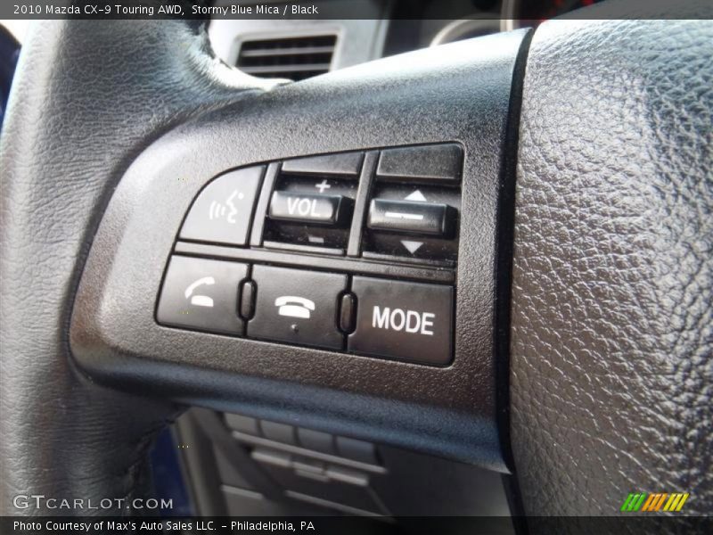 Stormy Blue Mica / Black 2010 Mazda CX-9 Touring AWD