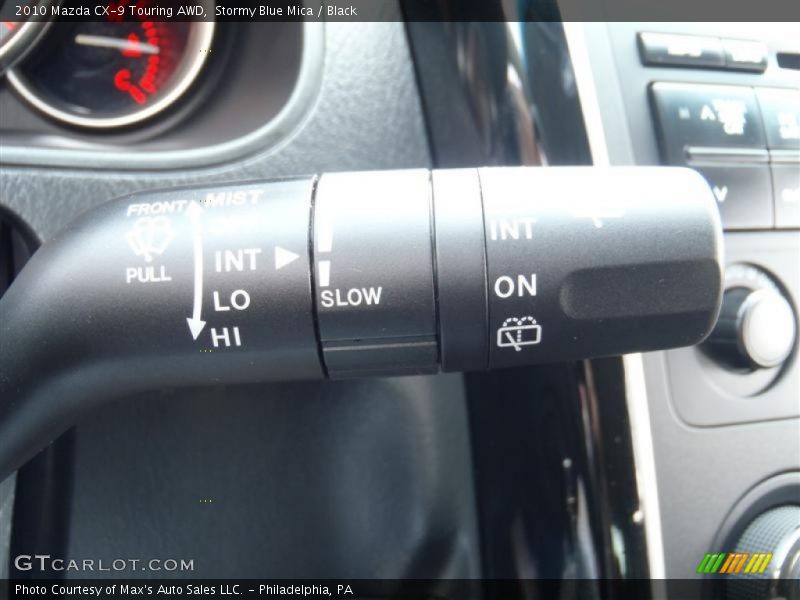Stormy Blue Mica / Black 2010 Mazda CX-9 Touring AWD