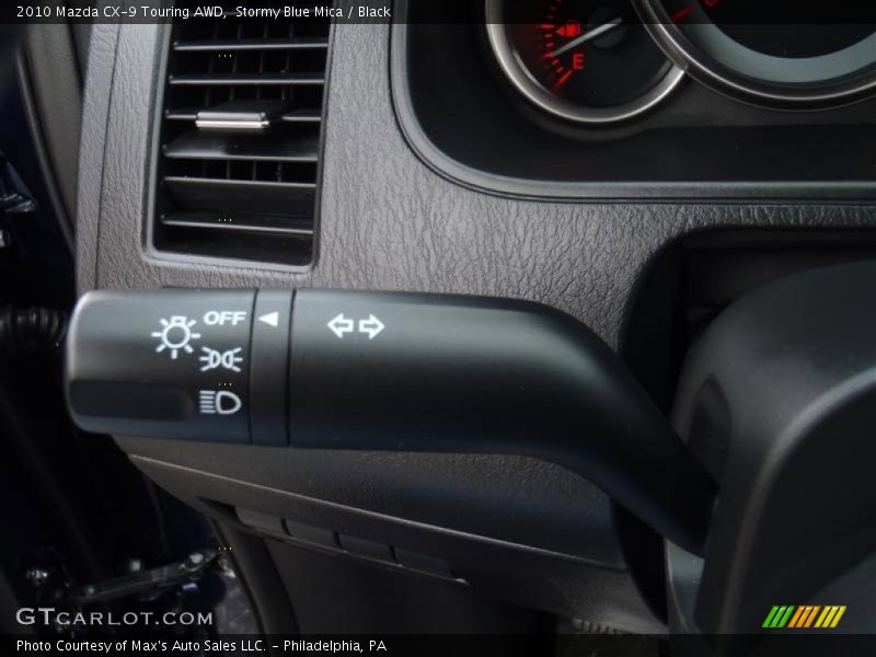 Stormy Blue Mica / Black 2010 Mazda CX-9 Touring AWD