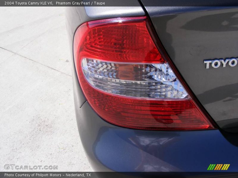 Phantom Gray Pearl / Taupe 2004 Toyota Camry XLE V6