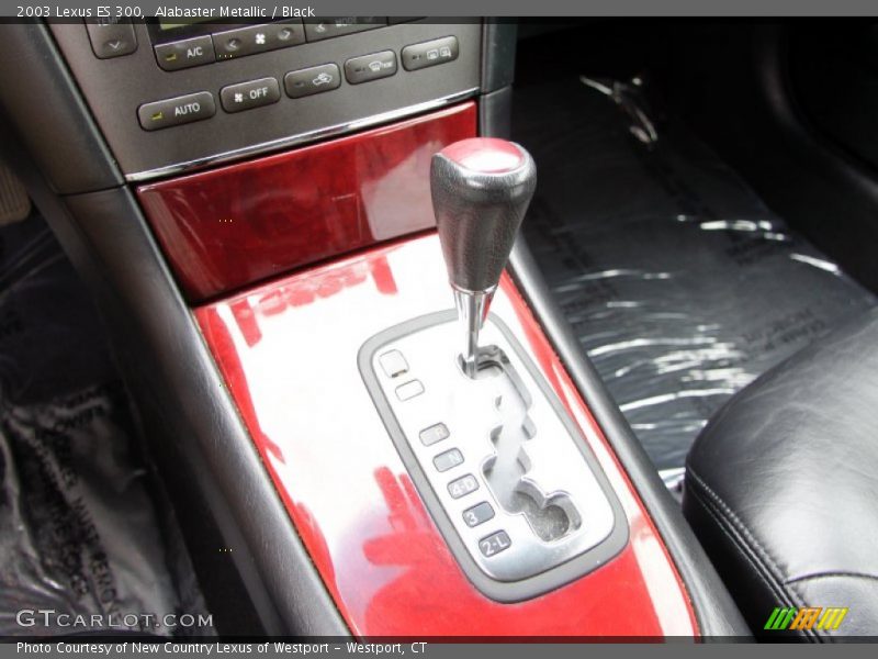 Alabaster Metallic / Black 2003 Lexus ES 300