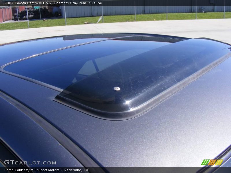 Phantom Gray Pearl / Taupe 2004 Toyota Camry XLE V6