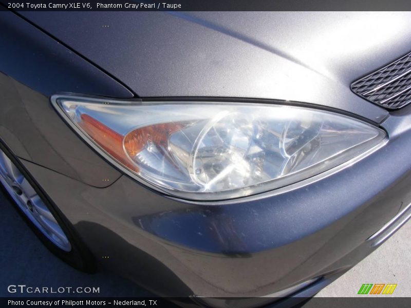 Phantom Gray Pearl / Taupe 2004 Toyota Camry XLE V6