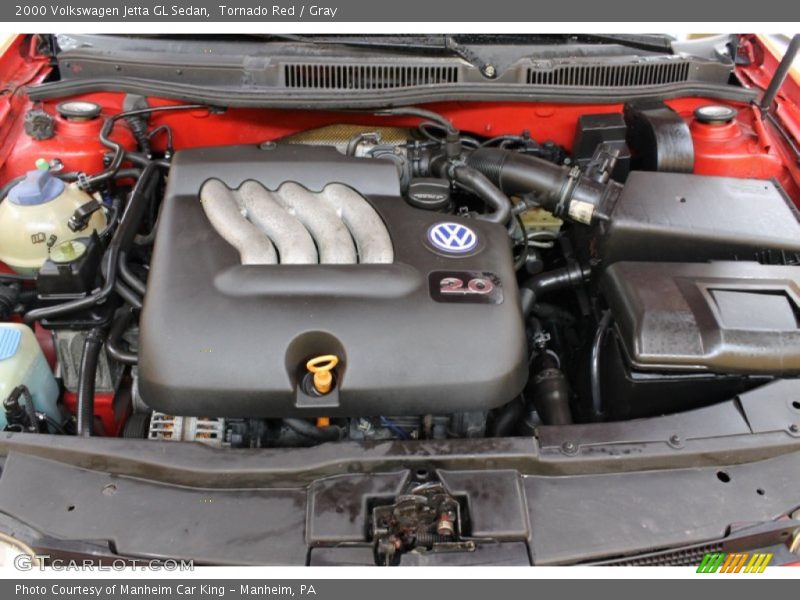  2000 Jetta GL Sedan Engine - 2.0 Liter SOHC 8-Valve 4 Cylinder