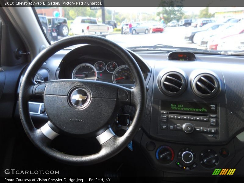 Victory Red / Charcoal 2010 Chevrolet Aveo LT Sedan