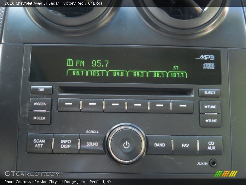 Victory Red / Charcoal 2010 Chevrolet Aveo LT Sedan