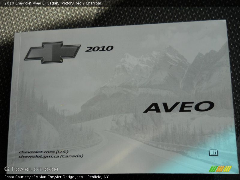 Victory Red / Charcoal 2010 Chevrolet Aveo LT Sedan