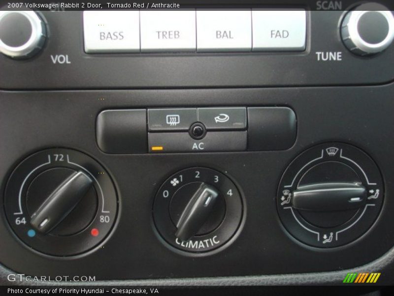 Tornado Red / Anthracite 2007 Volkswagen Rabbit 2 Door
