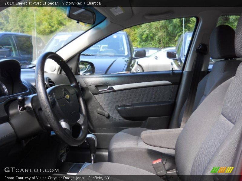 Victory Red / Charcoal 2010 Chevrolet Aveo LT Sedan