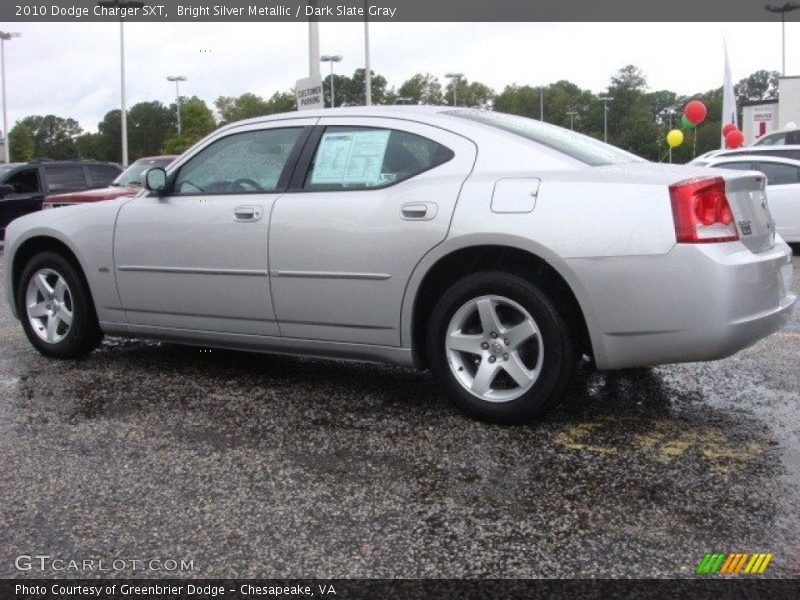 Bright Silver Metallic / Dark Slate Gray 2010 Dodge Charger SXT