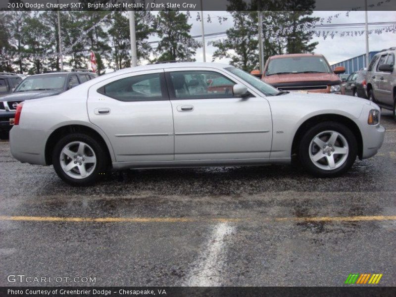 Bright Silver Metallic / Dark Slate Gray 2010 Dodge Charger SXT