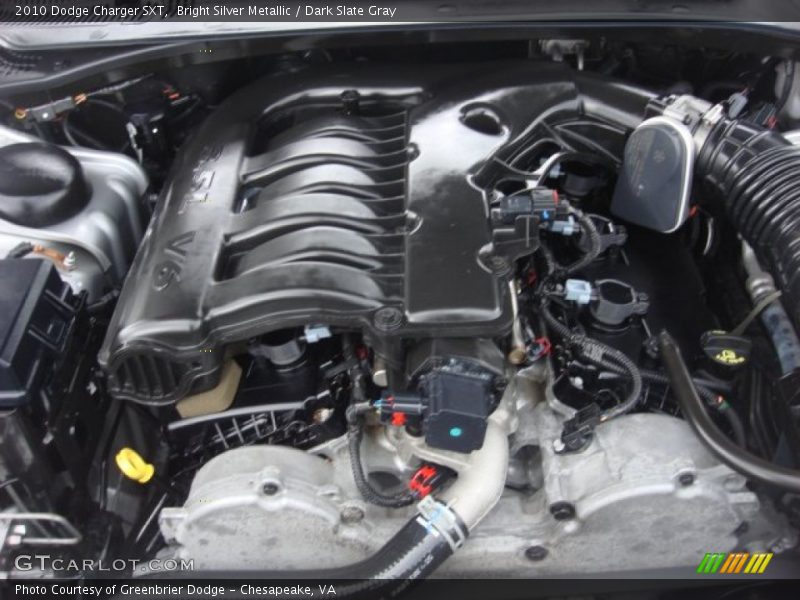 Bright Silver Metallic / Dark Slate Gray 2010 Dodge Charger SXT
