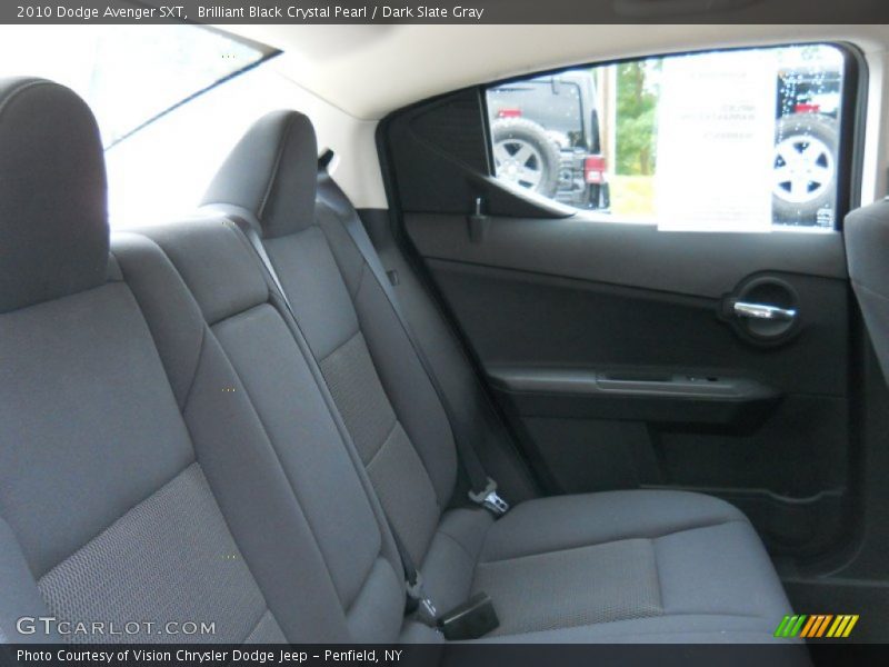 Brilliant Black Crystal Pearl / Dark Slate Gray 2010 Dodge Avenger SXT
