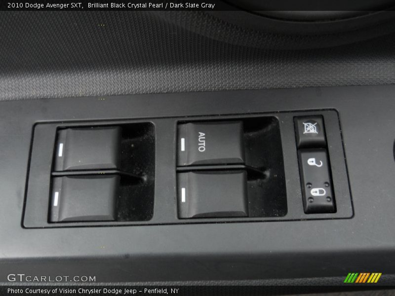 Brilliant Black Crystal Pearl / Dark Slate Gray 2010 Dodge Avenger SXT