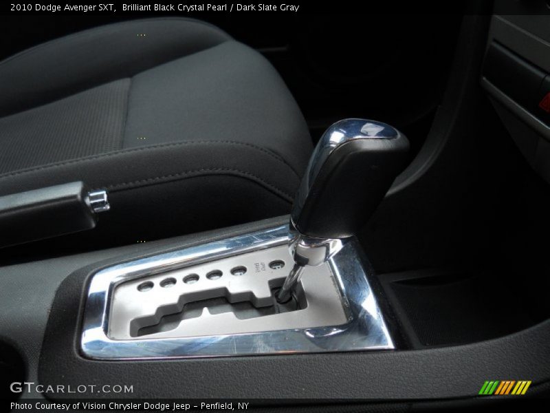 Brilliant Black Crystal Pearl / Dark Slate Gray 2010 Dodge Avenger SXT