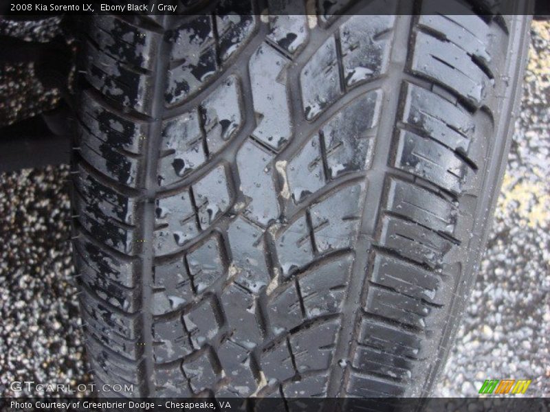 Ebony Black / Gray 2008 Kia Sorento LX
