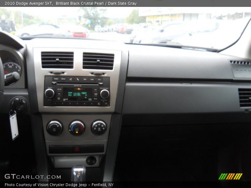 Brilliant Black Crystal Pearl / Dark Slate Gray 2010 Dodge Avenger SXT
