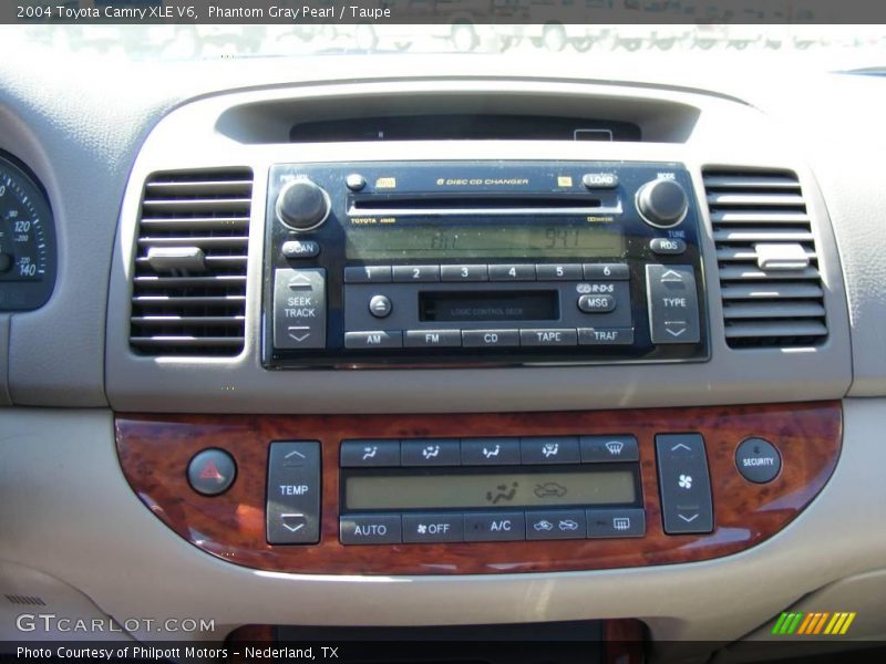 Phantom Gray Pearl / Taupe 2004 Toyota Camry XLE V6