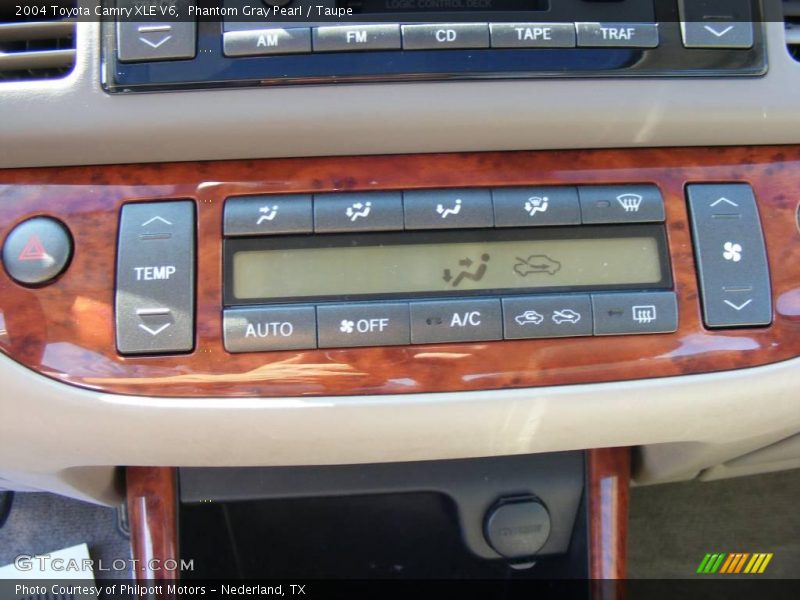 Phantom Gray Pearl / Taupe 2004 Toyota Camry XLE V6
