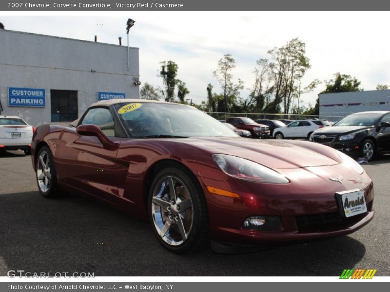 Victory Red / Cashmere 2007 Chevrolet Corvette Convertible