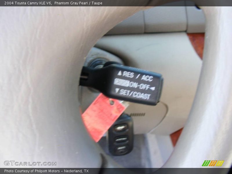 Phantom Gray Pearl / Taupe 2004 Toyota Camry XLE V6