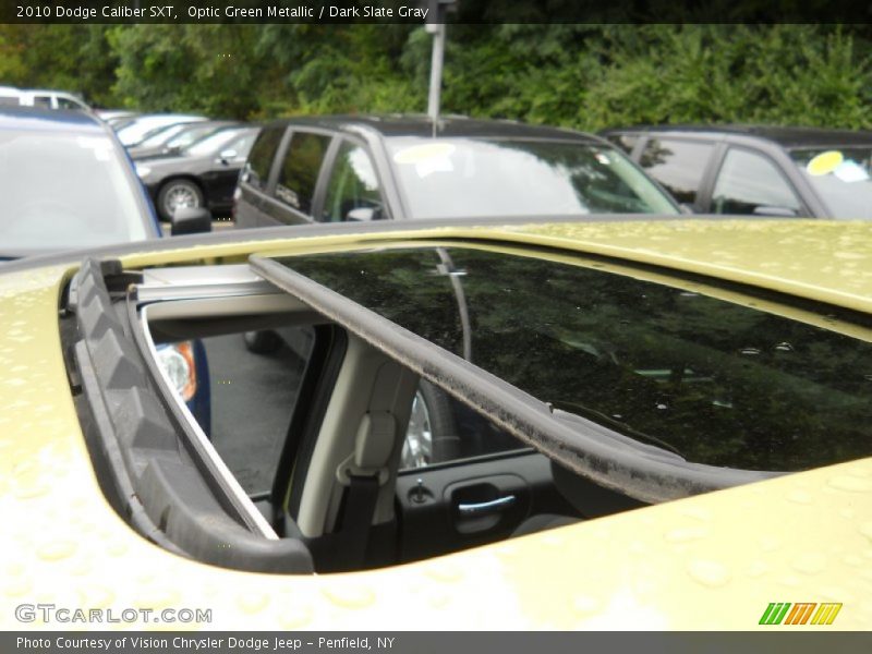 Optic Green Metallic / Dark Slate Gray 2010 Dodge Caliber SXT
