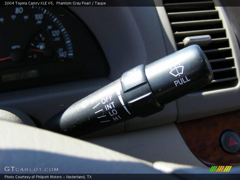 Phantom Gray Pearl / Taupe 2004 Toyota Camry XLE V6