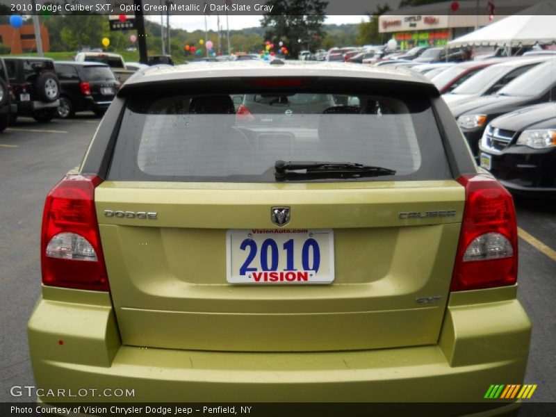 Optic Green Metallic / Dark Slate Gray 2010 Dodge Caliber SXT