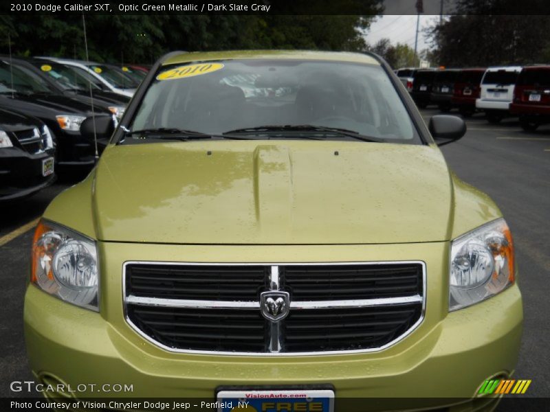 Optic Green Metallic / Dark Slate Gray 2010 Dodge Caliber SXT