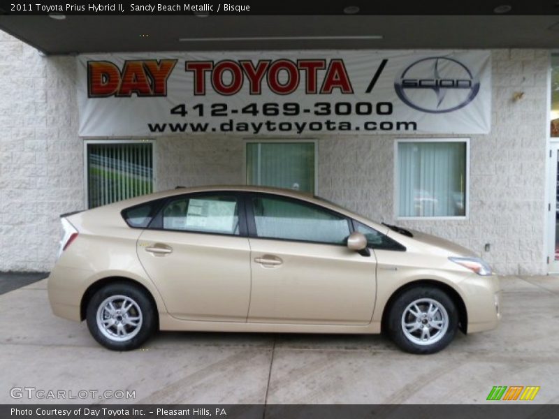 Sandy Beach Metallic / Bisque 2011 Toyota Prius Hybrid II
