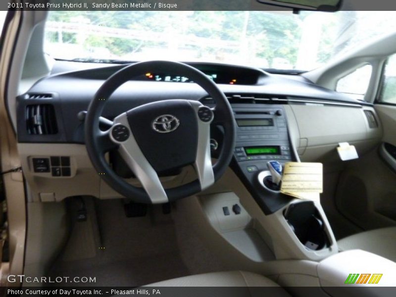 Sandy Beach Metallic / Bisque 2011 Toyota Prius Hybrid II