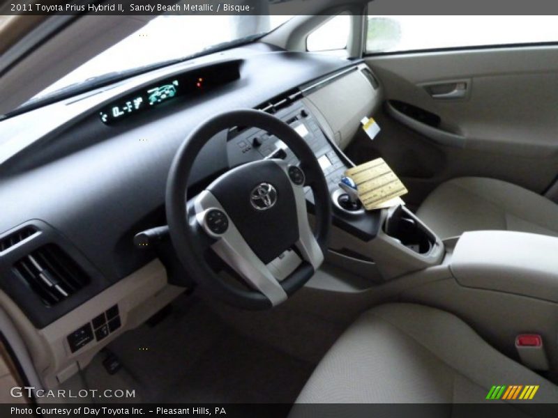 Sandy Beach Metallic / Bisque 2011 Toyota Prius Hybrid II