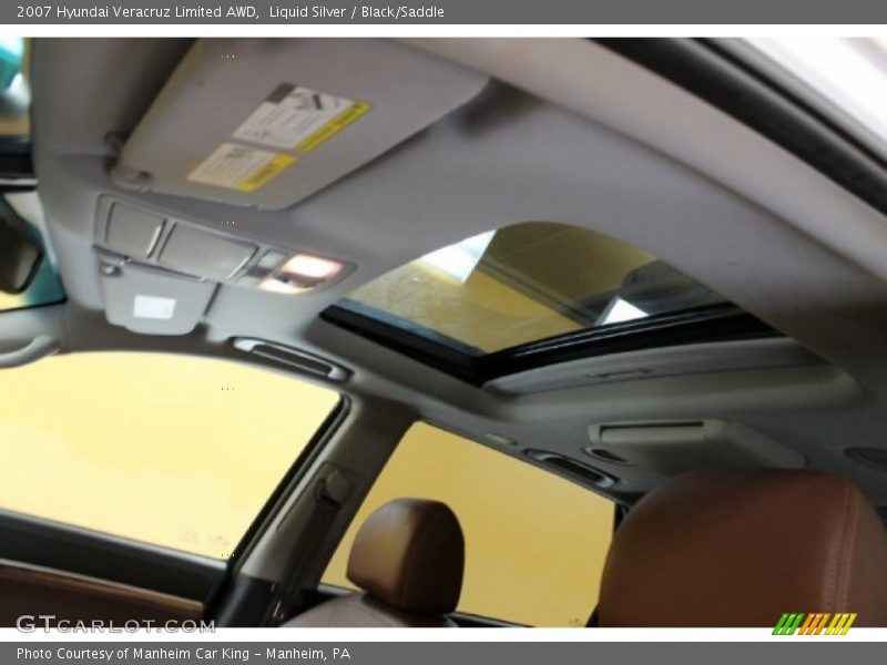 Liquid Silver / Black/Saddle 2007 Hyundai Veracruz Limited AWD