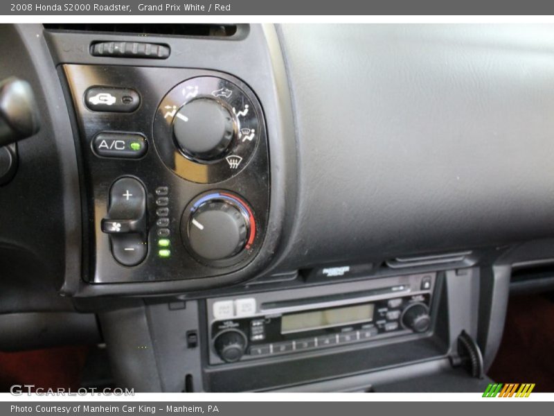 Grand Prix White / Red 2008 Honda S2000 Roadster